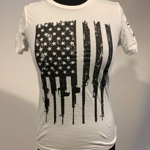 Grunt Style Rifle Flag Guns Tee